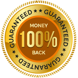 DentaBiome money-back guarantee badge